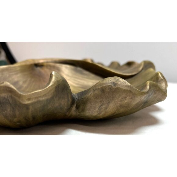 Pier 1 Decorative Tray/Bowl Ginkgo Biloba Leaves Living Room Entry Table 16 x 10 - Picture 6 of 7